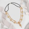 WOVOWOVO Head Jewelry for Women Gold Head Chain Headpiece Hair Jewelry Boho Wedding Headbands for Bride Hair Accessories for Wedding Party Halloween