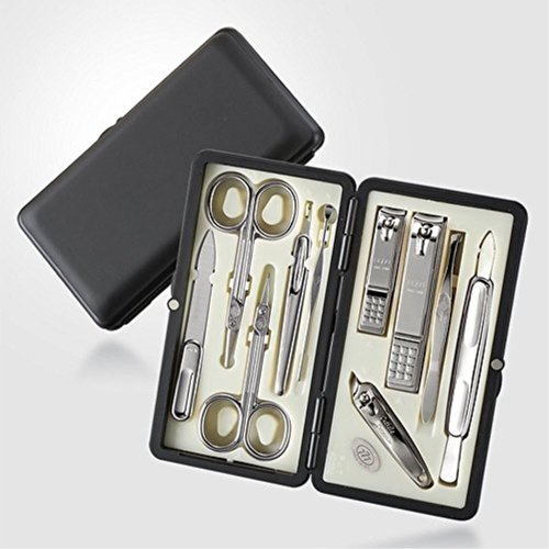 World No. 1. Three Seven (777) Travel Manicure Grooming Kit Nail Clipper Set (10 PCs, TS-2100BC), MADE IN KOREA, SINCE 1975.