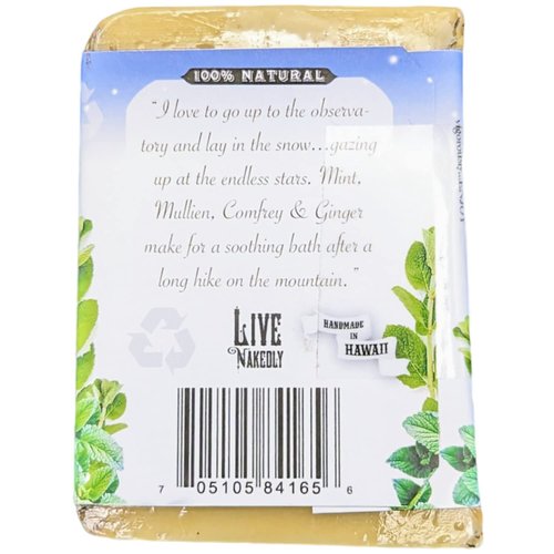 Mauna Kea Mint SOOTHiNG BAR SOAP Coconut Mint Mullien Comfrey & Ginger