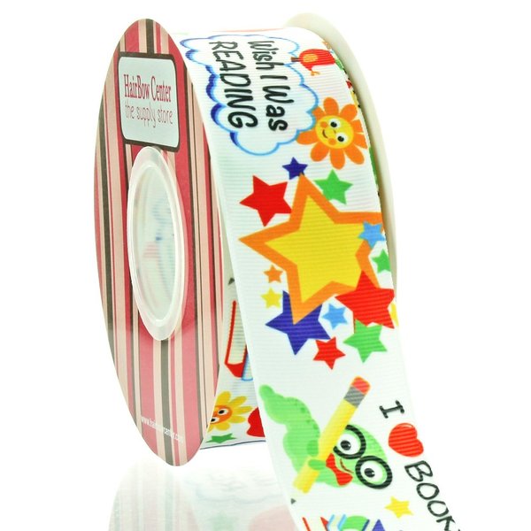 1.5" Little Reader Grosgrain Ribbon 25yd