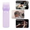 Framendino, 2 Pack Purple Root Comb Applicator Bottle Hair Dye Bottle Plastic Hair Oil Squeeze Bottles with Graduated Scale for Hair Care