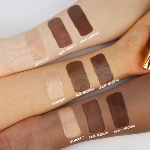 Anglicolor Liquid Highlighter Makeup Stick 3D Sparkling Effect,Cream Highlighter Lightweight,Easy To Spread,Highlighter Makeup Long-lasting,Natural Makeup Effect(01#Spotlight)