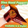 Real Planet 12" Carnotaurus Puppet - Dinosaur Stuffed Animal Puppets for Kids, Dino Plushie Hand Puppet, Soft Squishy Dinosaur Toy Puppets, (Green, 12") (Pterodactyl - Red)