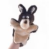 Wolf Hand Puppets Plush Animals Toys for Imaginative Pretend Play Storytelling Gifts for Kids Brown
