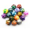 Smartdealspro 10-Pack 20 Sided Dice D20 Polyhedral Dice for DND RPG MTG Table Game (Color 2)