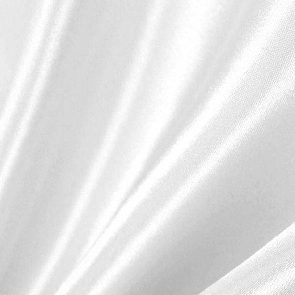 White Satin Fabric 60" Inch Wide – 50 Yards by Roll (FB)