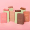 3 PCS Contour Stick, Cream Highlighter & Bronzer & Blush Shades, Multi-Use Makeup Tinted Solid Moisturizer Stick for Cheeks, Waterproof Natural Face Makeup Contouring