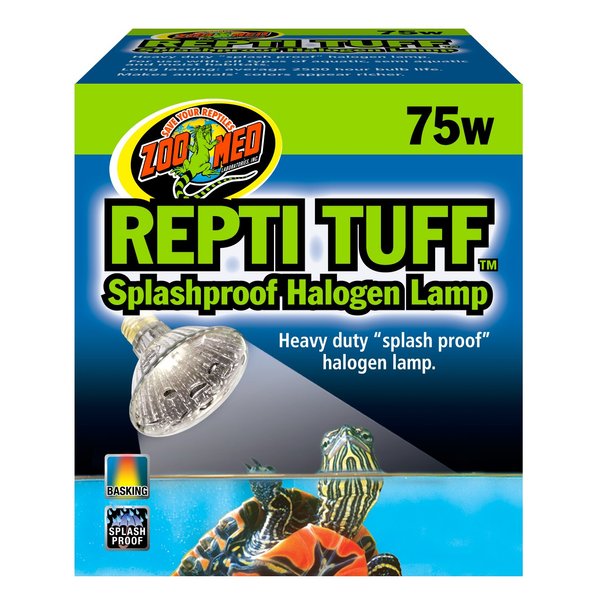 Zoo Med Turtle Tuff Splashproof Halogen Lamp 75 Watts