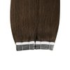 Ugeat Tape in Straight Hair Extensions 24 Inch Real Human Hair Extensions Tape in 50G/20PCS Remy Human Hair Tape in Extensions #4 Dark Brown Hair Extensions Tape in Human Hair