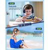 Kids Headphones with Cord , Wired Over Ear Headsets with Microphone Limited Volume 85dB/ 94dB, Portable Wired Headphones for Kids Boys Girls Teens Children Online School/Travel/iPad/Tablet/Cellphone