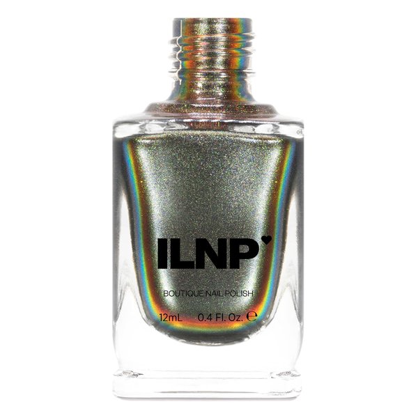 ILNP Orbit - Grey to Red Ultra Chrome Nail Polish