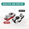 Battery Terminals for Nissan - Positive & Negative Auto Battery Cable Terminal Top Post With plastic bottoms, Compatible for Nissan, Maxima, Rouge, Sentra, Murano,243407F000,24340-7F000, 243407F001