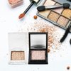 Beaupretty 1Set Empty Blusher Trays Square Magnetic Eyeshadow Lipstick Palette Make Up Pans Case Container Cosmetics Sub Package Holder for DIY Homemade