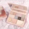 SUAKE Shimmer Matte Eyeshadow Palette.Longwearing Highly Pigmented Natural Beige Gold Glitter Powder Palet.Matt Shiny Eye Makeup paleta de sombras.01#