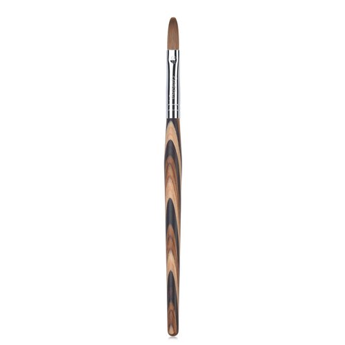Rolabling Kolinsky Sable Acrylic Brushes Nail Art Brush Red Wooden Pen Nail Brush for Nail Art Manicure Tool for Acrylic Powder Application Nail Extension 3D Nail Carving (8#)