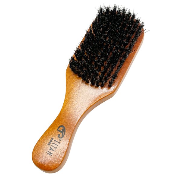 Titan Club Brush For Men All Hair Textures – 1pc, 100- Natural Boar Bristles Wooden Handle, Wooden Hair Brush, Mens Hair Brush for Thick Hair, Natural Hair Brush, Boar Brush
