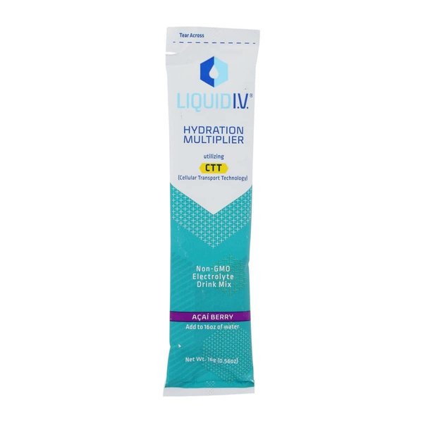LIQUID IV Acai Berry Hydration Drink Mix Single, 0.56 OZ