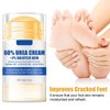 60% Urea plus 2% Salicylic Acid Foot Cream Moisturizer for Dry Cracked Feet Knees Elbows Hands Hydrates &Nourish Foot Care for Softens Skin Exfoliates Dead Skin Smoothing Skin Women and Men 1.41oz
