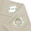 LEMOMO Light Beige Thermal Blackout Curtains/38 x 54 Inch/Set of 2 Panels Room Darkening Curtains for Bedroom