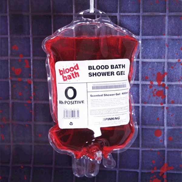 Spinning Hat Blood Bath Shower Gel