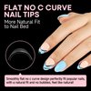 UNA GELLA Almond Nail Tips Extra Short Half Cover 504pcs- Soft Gel Short Almond Fake Nails Matte Clear Almond Gel x Nails Self-handle for Nail Extension DIY Nail Salon Gift for Her, 12Sizes