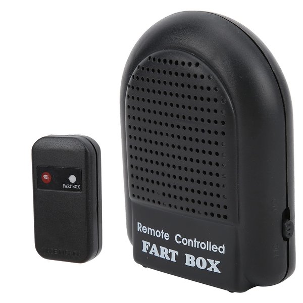 Cryfokt Remote Control Fart Box, 4pcs AA Battery (not Included) Easy to Operate Fart Box Toy Gift As a Prank for 9?15 Years Old to Play for Party Prank Toy (Electronic Remote Control Fart Box)