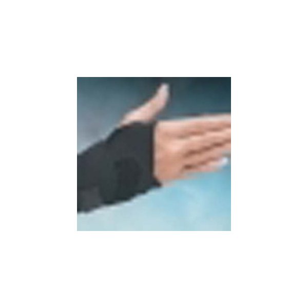 Comfortprene Long Wrist Wrap, Color: Black, Size: Lg