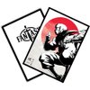 Fantasy North - Kenichi - Shadow Clan Ninja - 100 Smooth Matte TCG Trading Card Sleeves - Black Border - Fits Magic MTG Commander Pokemon and Other Card Games - Playing Card Sleeves
