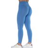 Seamless Scrunch Legging Women Yoga Pants 7/8 Tummy Control Workout Running for Fitness Sport Active Legging-25''（S,Lavender Lustre