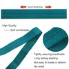 Ronnorr 20 Yards Fold Over Braided elastic band 20 Colors String for Crafts DIY Projects Sewing Headbands Hair Bands Shorts Waist Shoe Laces Wigs Bracelets