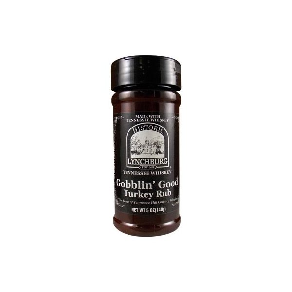 Historic Lynchburg Tennessee Whiskey Gobblin Good Turkey Rub 5 Oz. Jar (2 Pack)