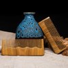 Moreinday Wooden Comb Wood Comb for Women Hair Comb Green Sandalwood Comb for Men