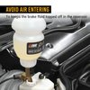 EWK 1L Master Cylinder Brake Fluid Refilling Bottle, Brake Service Dispensing Bleeder Bottle