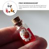 ibasenice Mini Figurine Food Toy 3 Pcs Miniature Charms Miniature Milk Bottles Tiny Stuff Toy Yogurt Alloy Strawberry Jam Honey Doll House Furniture