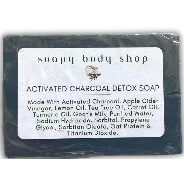 Charcoal Underarm Detox Soap, Activated Charcoal & Tea Tree, Detoxifying Soap, Activated Charcoal For Odor Removal, Brightening Underarm Bar Soap, Hyperpigmentation, Dark Spot Remover For Body