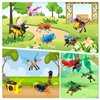 IAMGlobal 12 Packs Mini Animal Building Blocks Toy Set, Party Supplies Gifts Party Favor, 3 in 1 Animals Figures Stem Toys, Birthday, Carnival Prizes