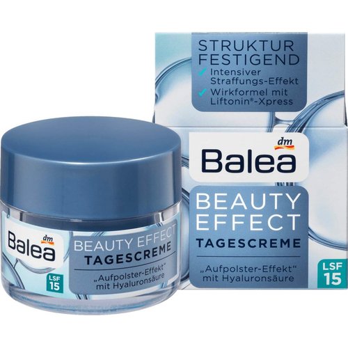Balea Beauty Effect Day Cream Hyaluronic Acid Intensive Lifting SPF15 Vegan