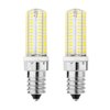 Rayhoo 2pcs E14 LED Light Bulbs 5W Equivalent 40W Incandescent Bulb, E14 European Base Bulb, Not Dimmable, White 6000K, 300-320LM