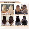 JESSBO Tape in Hair Extensions Human Hair Ash Blonde Highlighted Bleach Blonde 14 inch 20pcs 40g/pack Straight Seamless Skin Weft 100% Real Human Hair