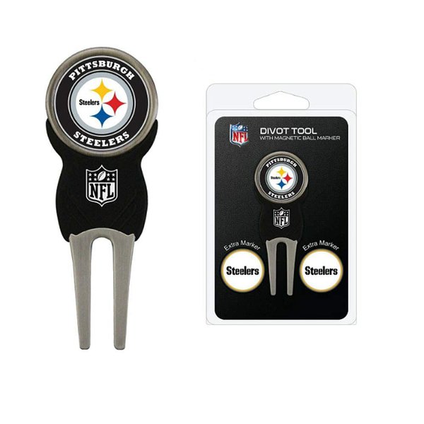 Mobile Pro Shop Divot Repair Tool with 3 Double-Sided Removable Magnetic Golf Ball Markers
