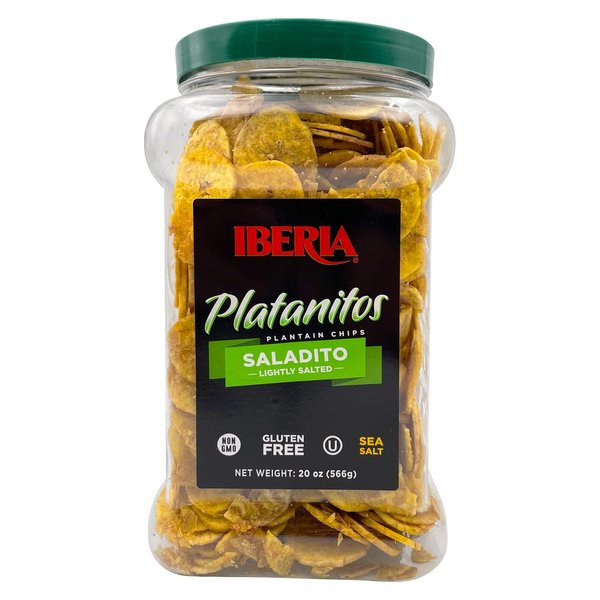 Iberia Saladito Lightly Salted Plantain Chips , 20 Oz.