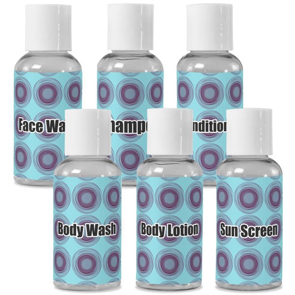 YouCustomizeIt Personalized Concentric Circles Travel Bottles
