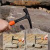 Rock Pick - 28 oz Geological Hammer with Pointed Tip & Shock Reduction Grip - 11.4 Inch