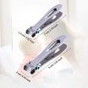 2 Pieces Oversized Thick Nail Clippers for Thick Toenails or Tough Fingernails Stainless Steel Fingernail Clipper Cutter Trimmer for Men Adults, 2 Sizes (Silver)