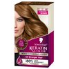 Schwarzkopf Keratin Color Permanent Hair Color, 7.5 Caramel Blonde, 1 Application - Salon Inspired Permanent Hair Dye, for up to 80% Less Breakage vs Untreated Hair and up to 100% Gray Coverage