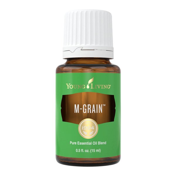 Young Living M-Grain Essential Oil Blend 15ml - Soothing & Relaxing Aroma that Pairs Beautifully with Head and Neck Massage, Add to Daily Ritual