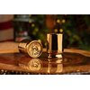 The Original 50 Caliber Brass Ceramic Shot Glasses - Set of 2 - American Owned & Operated - LIFETIME Guarentee