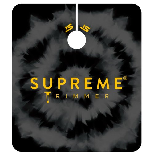 Supreme Trimmer Premium Barber Cape | Professional Hair Stylist Polyester, Waterproof, Hook Closure Cape; Salon, Barber, or Home Use | Smoke Ring