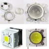 TX Aluminium Heatsink Cooling Fan+44mm Lens 120 Degree for 50W 100W Led Chip (Heatsink +120 Degree Lens)