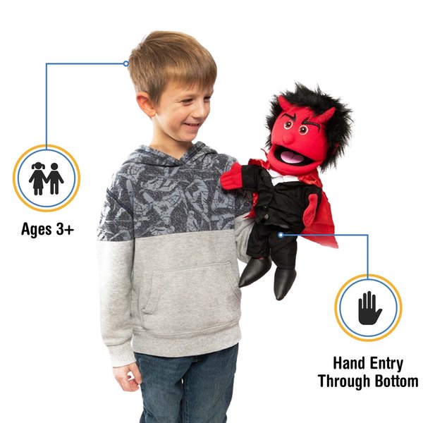 14" Devil Hand Glove Puppet